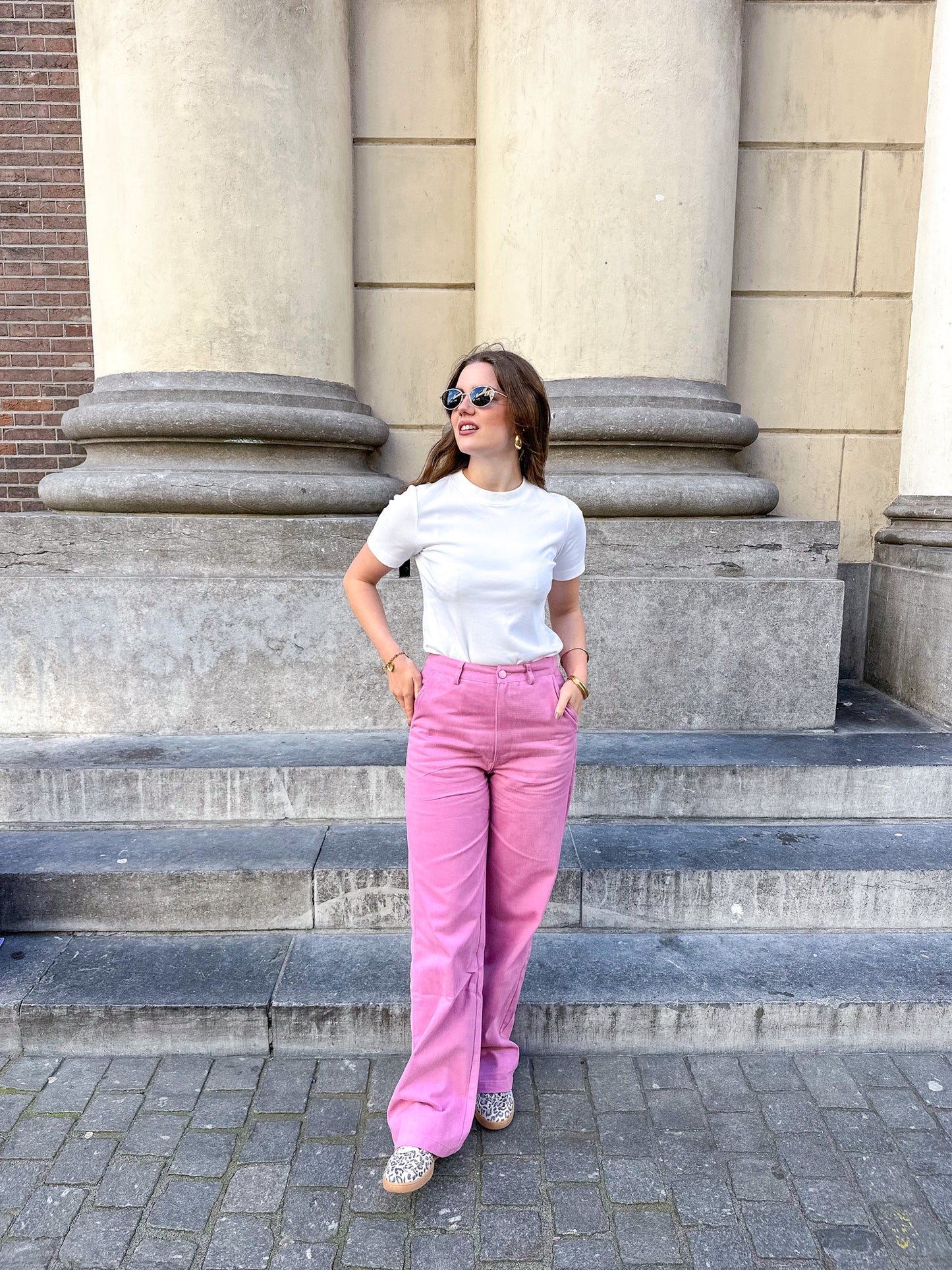 Studio Amaya Harper jeans pink