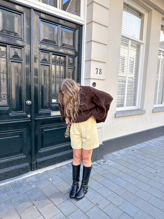 Elize bermuda geel