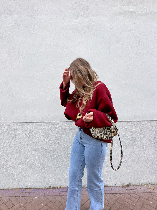 Daphne sweater burgundy
