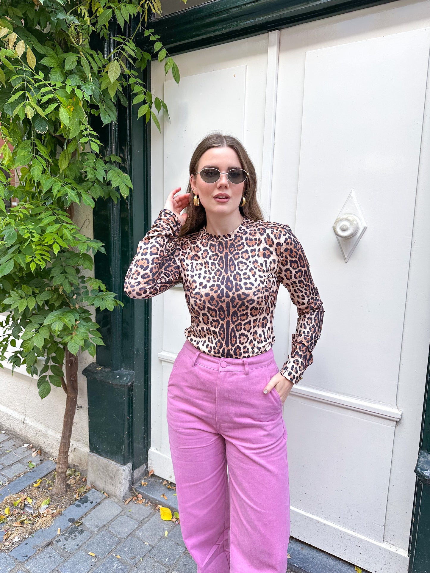 Studio Amaya Yara top leopard