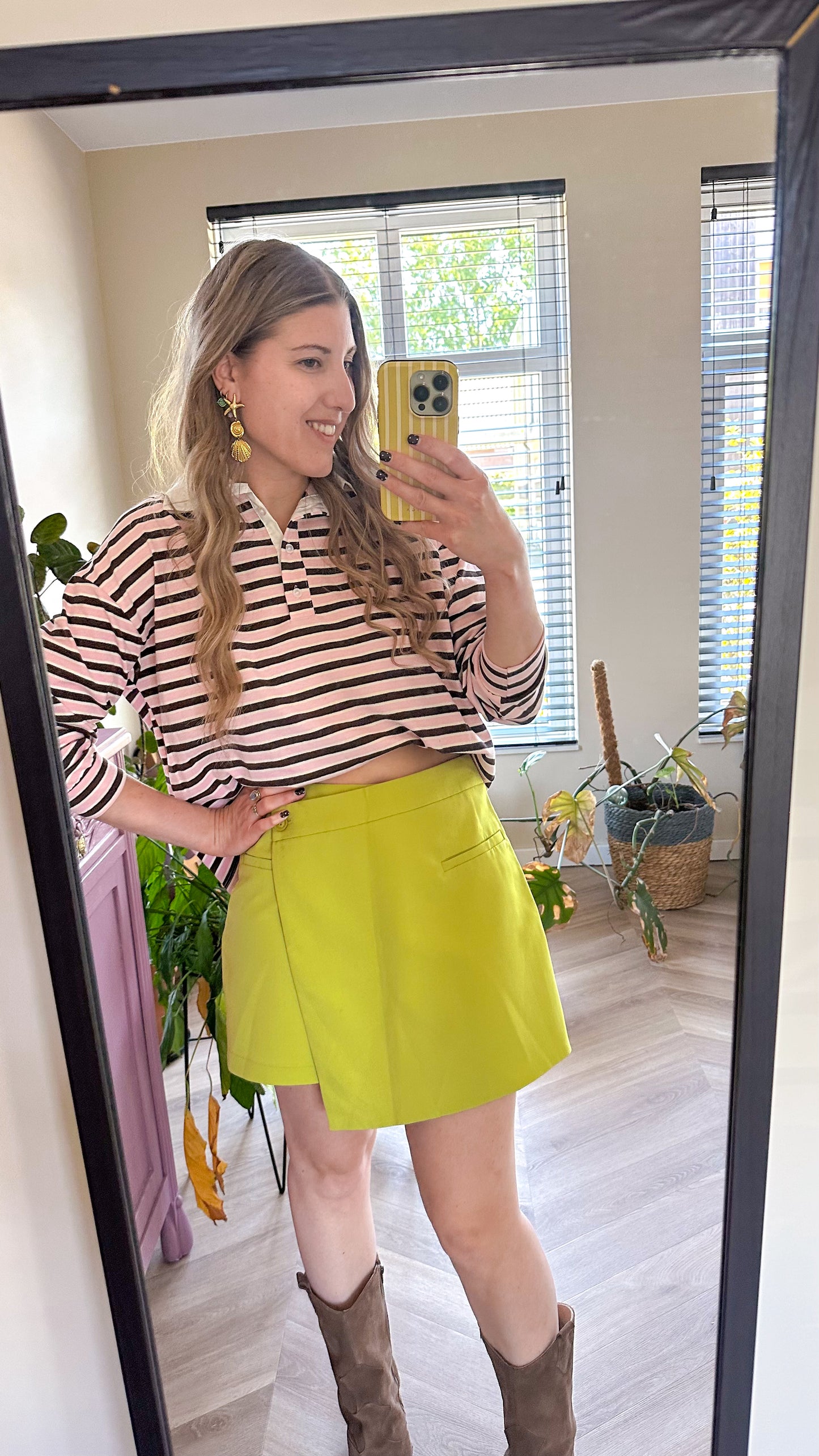 Veronique skort groen