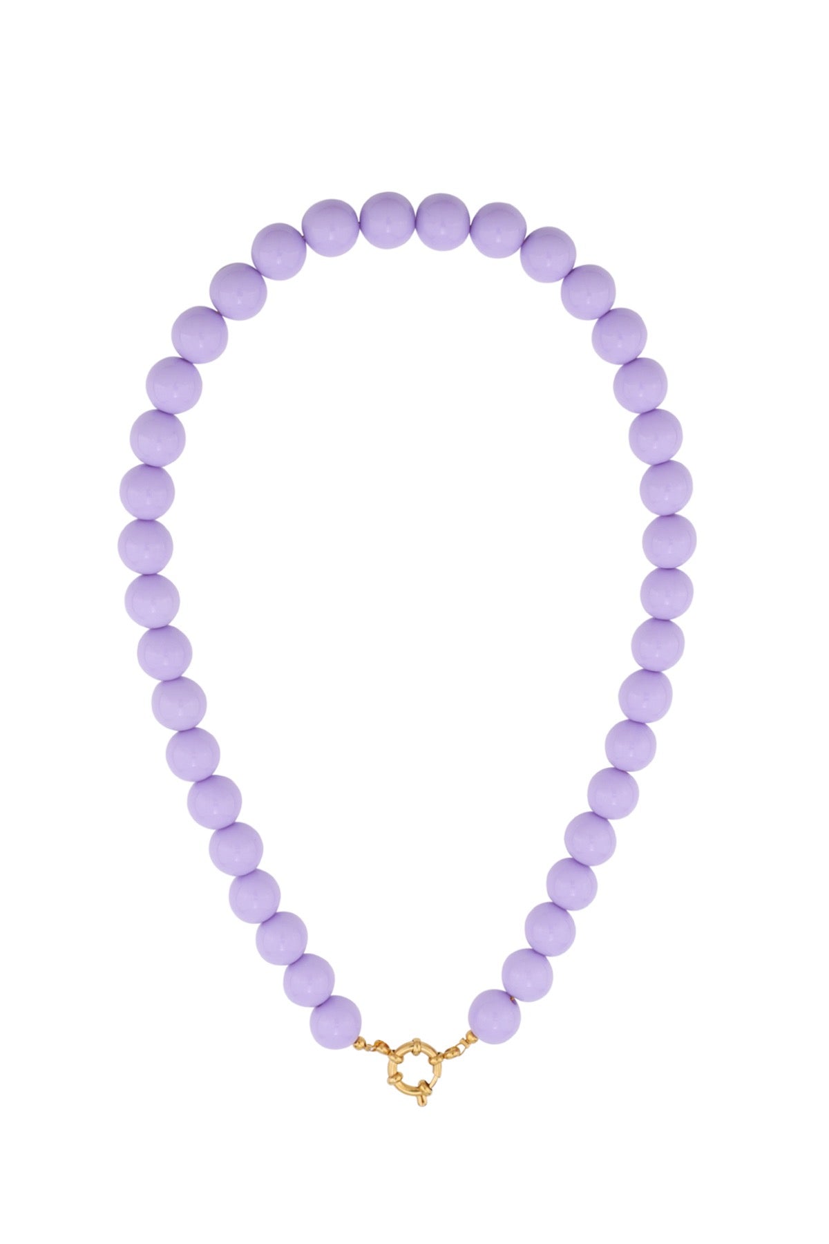 Color beads ketting lila