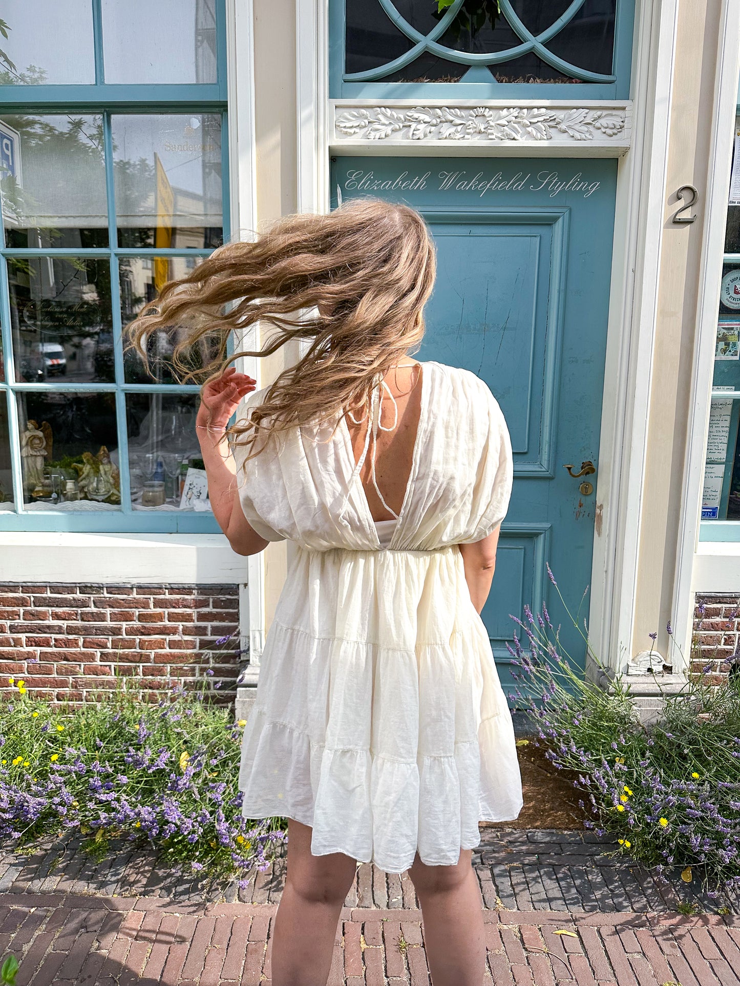 Boho jurkje wit