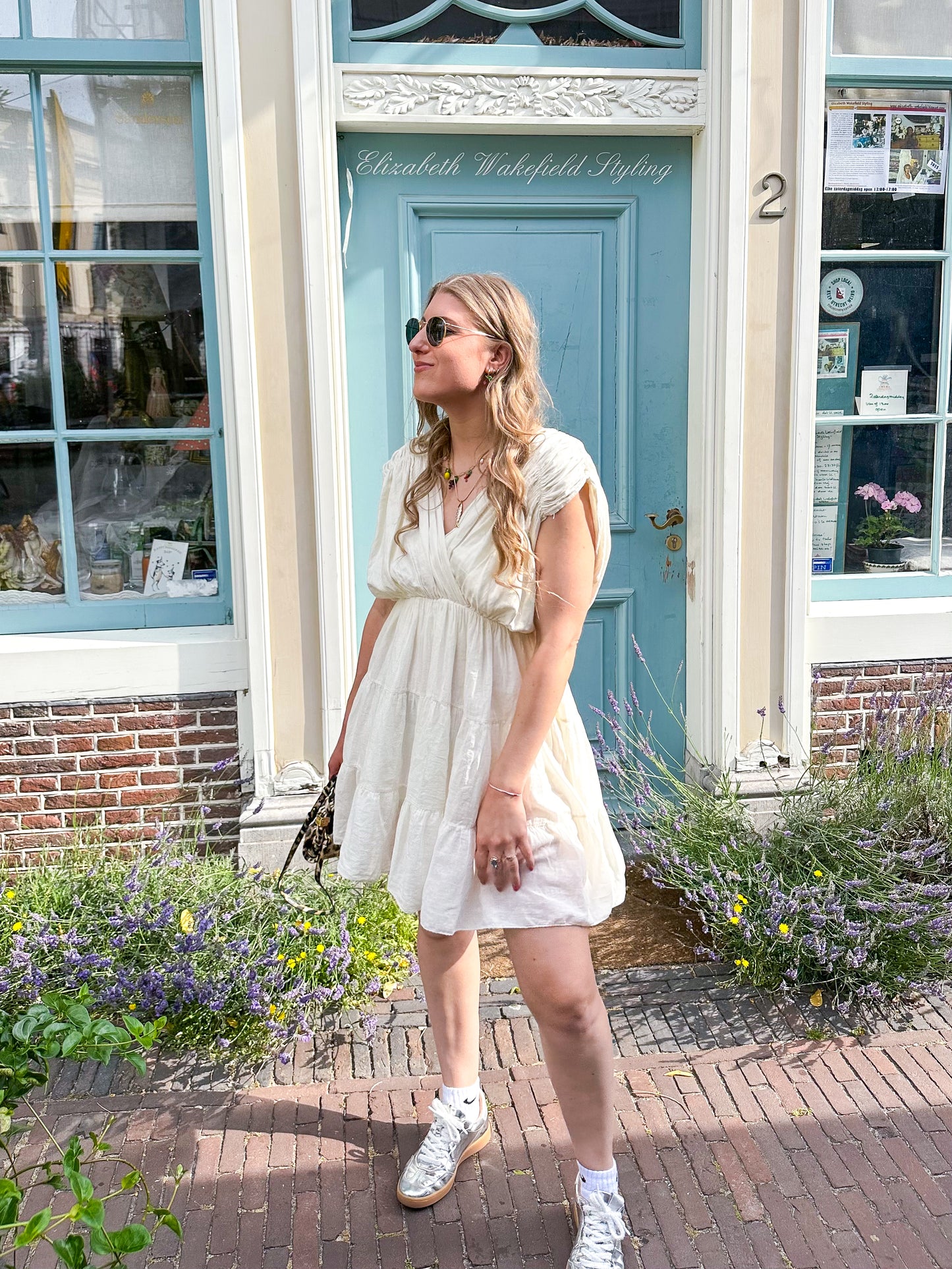 Boho jurkje wit
