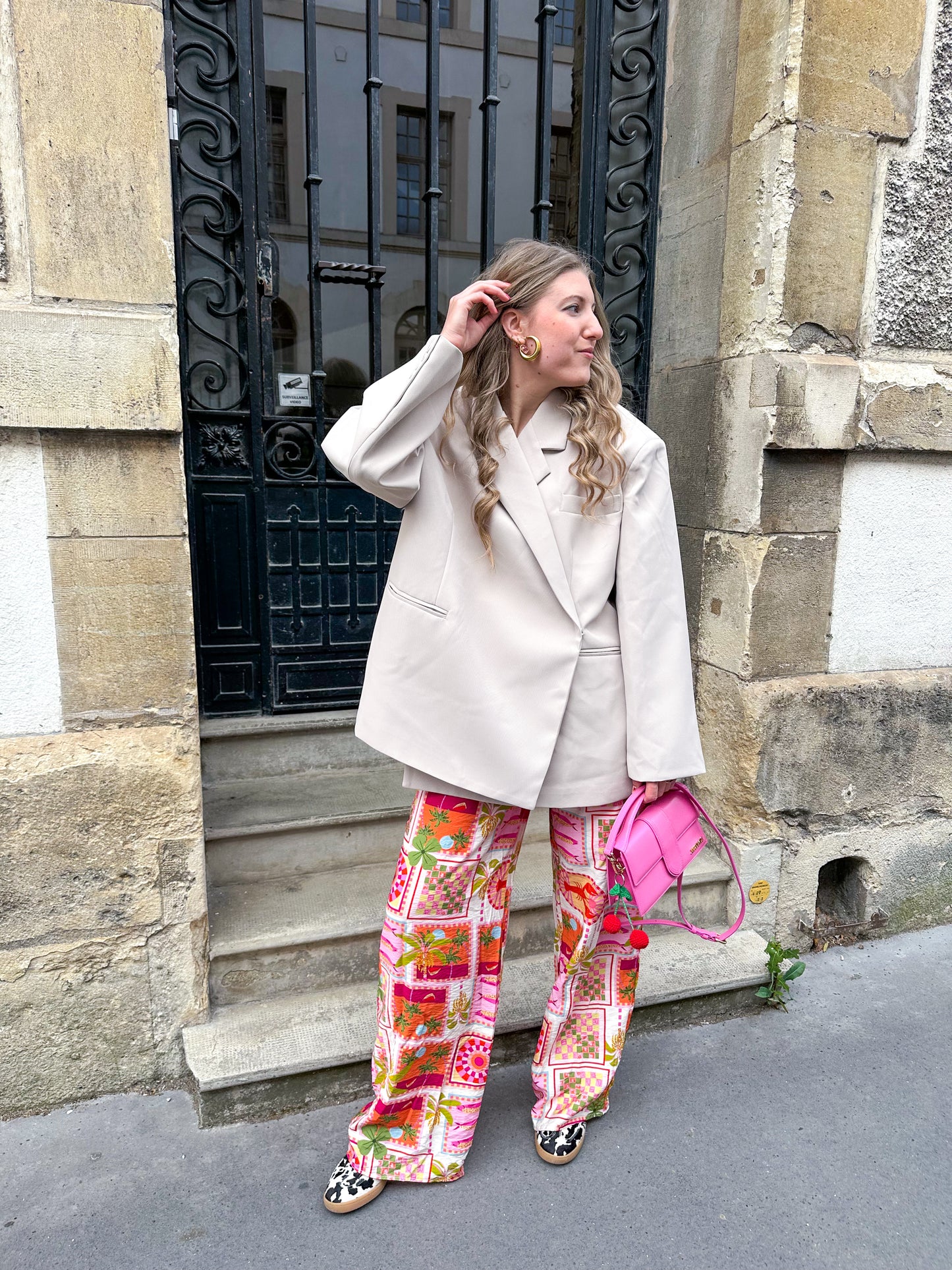Mediterranean sun broek roze