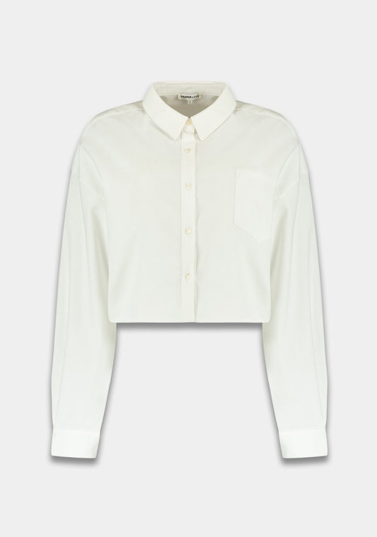 Harper & Yve blouse Femke wit met strik