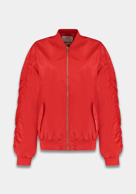 Harper & Yve Janna bomber jacket red