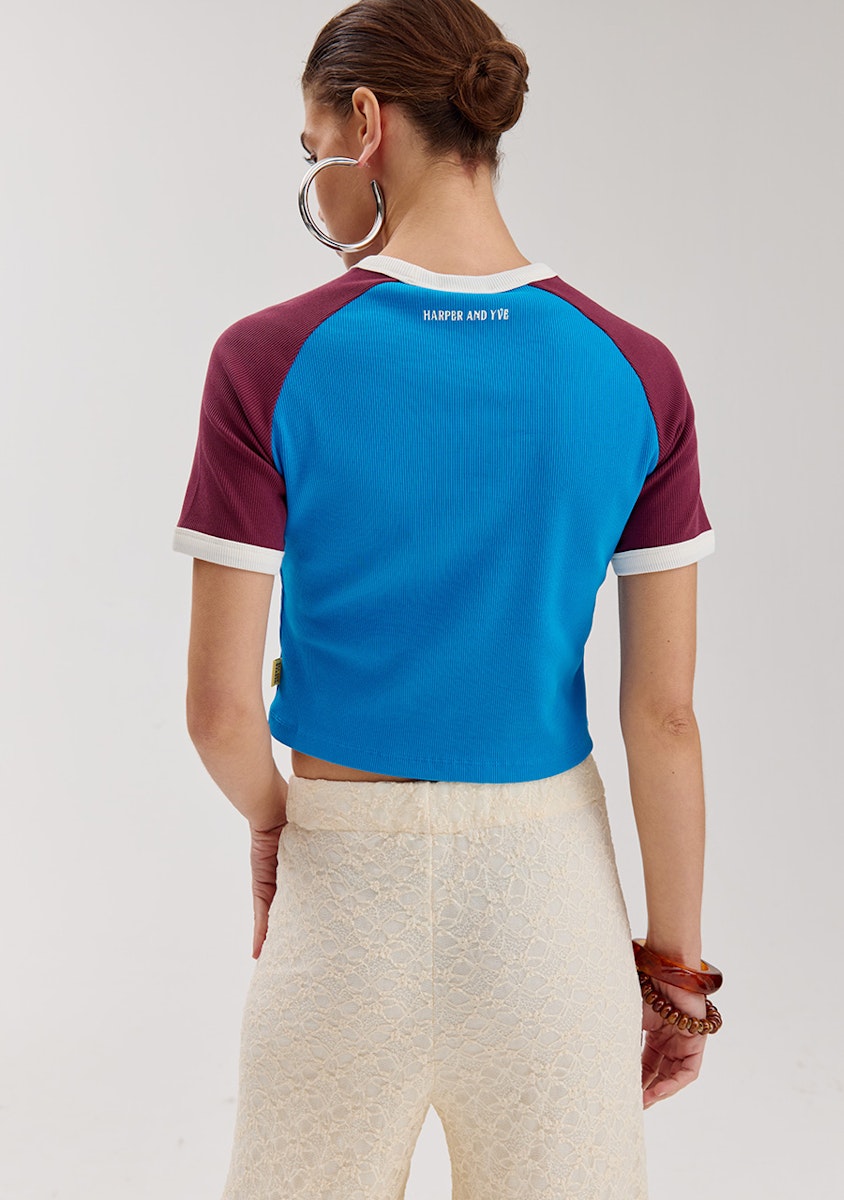 Harper & Yve Soly t-shirt blauw
