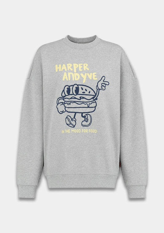 Harper & Yve Ace Moodforfood sweater grey