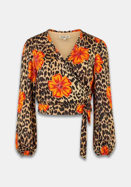 Harper & Yve Flora wikkeltop leopard