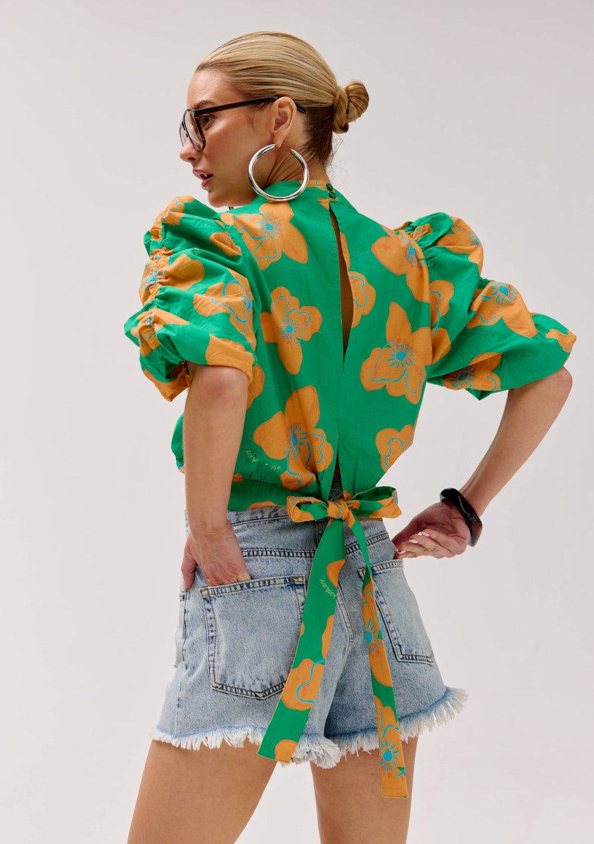 Harper & Yve Macey top groen