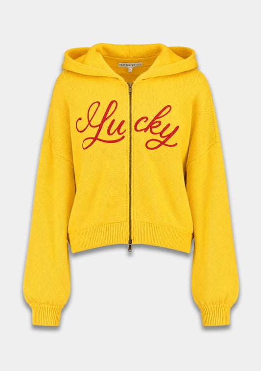 Harper & Yve Lucky cardigan yellow