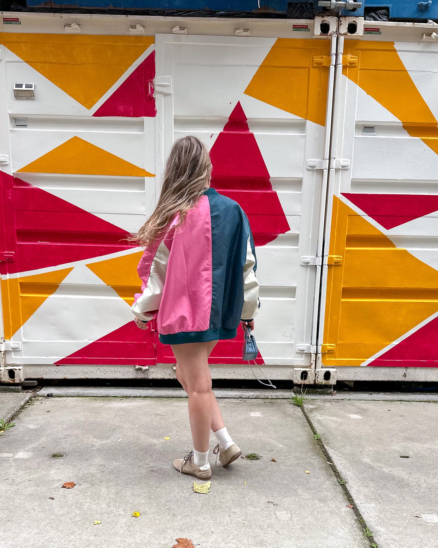 Emma varsity bomber jacket