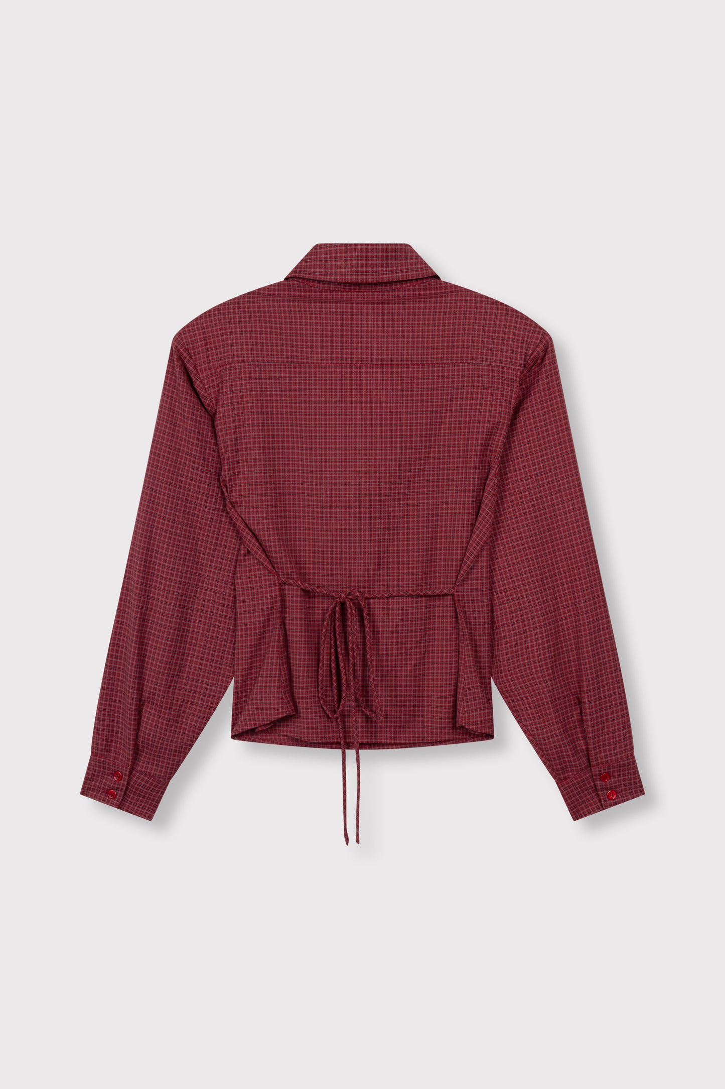 Refined Department PRESLEY checkered blouse rood