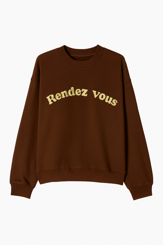Rendez vous sweater bruin