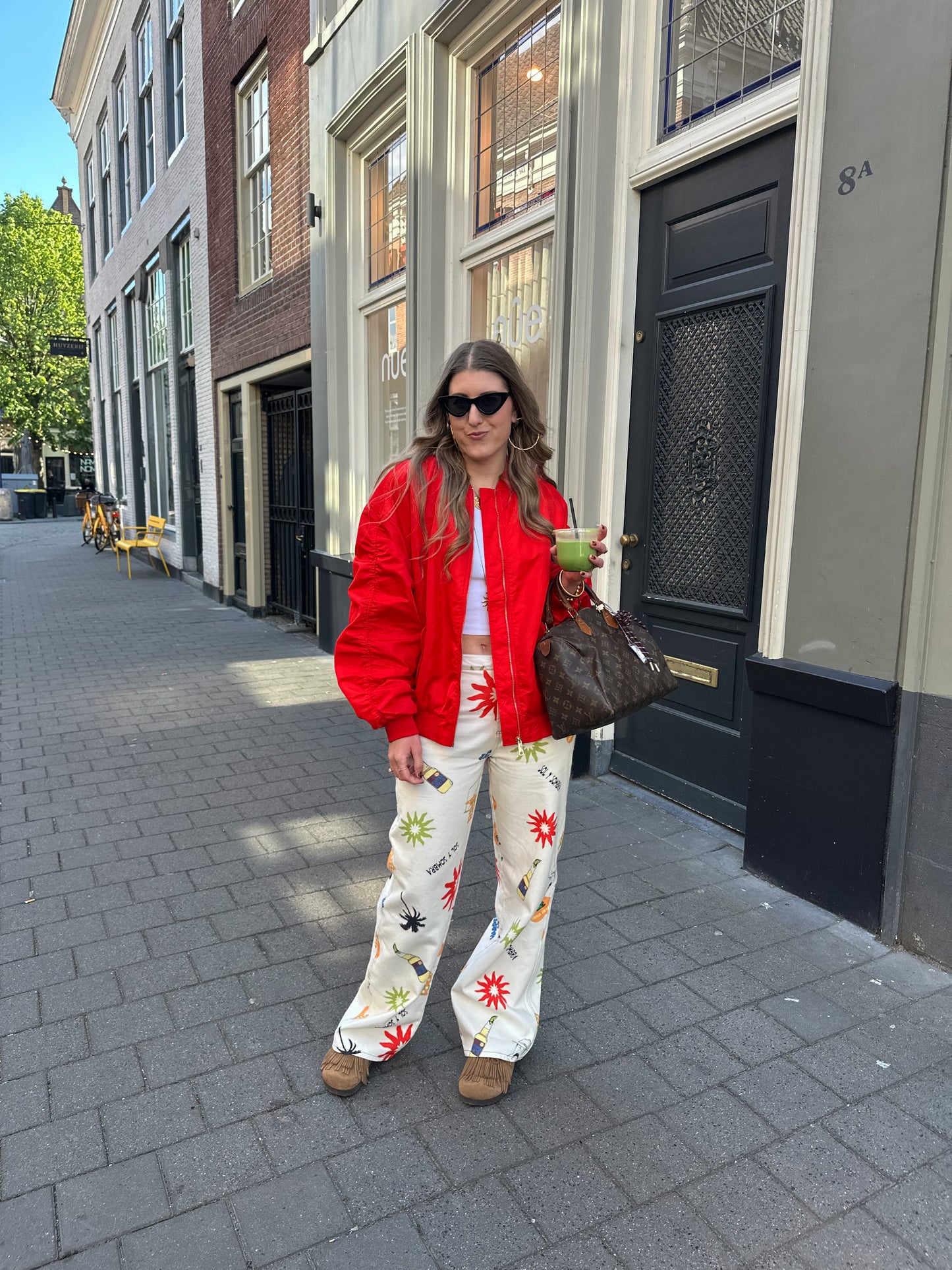 Harper & Yve Janna bomber jacket red