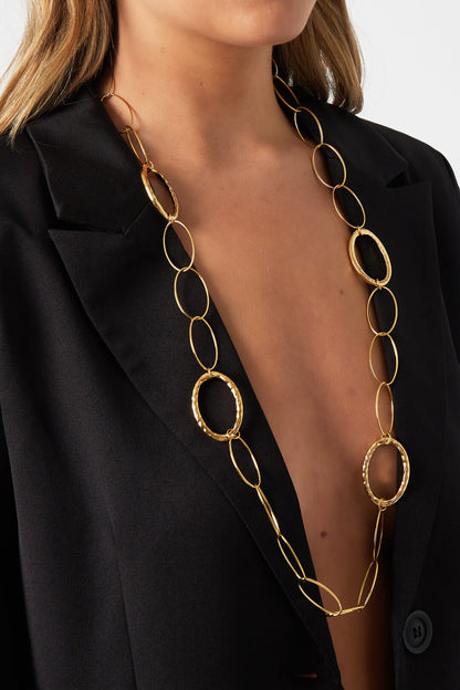 Greedy lange statement ketting gold