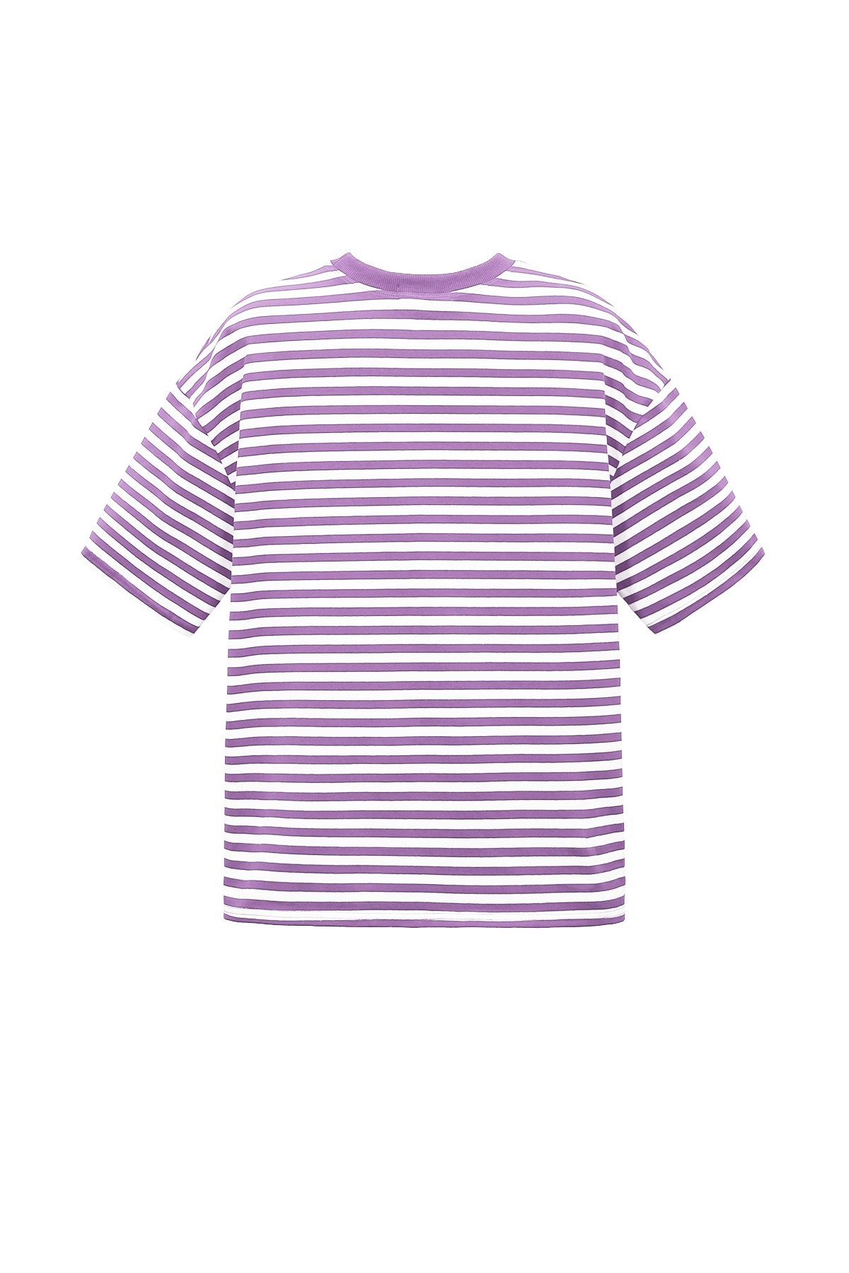 Loes t-shirt met strepen lila