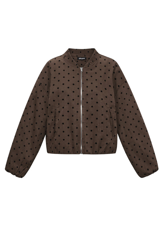 Suus polka dots bomber jasje