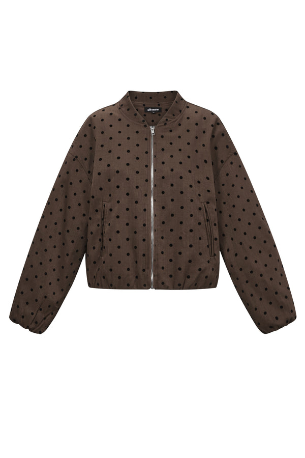 Suus polka dots bomber jasje