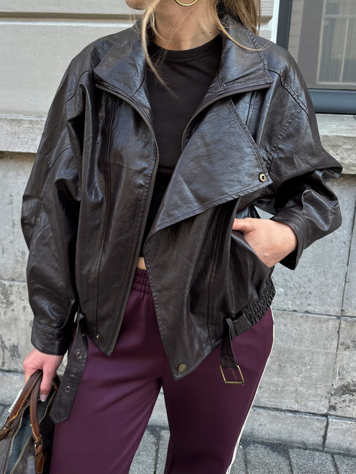 Refined Department Lee biker jacket bruin