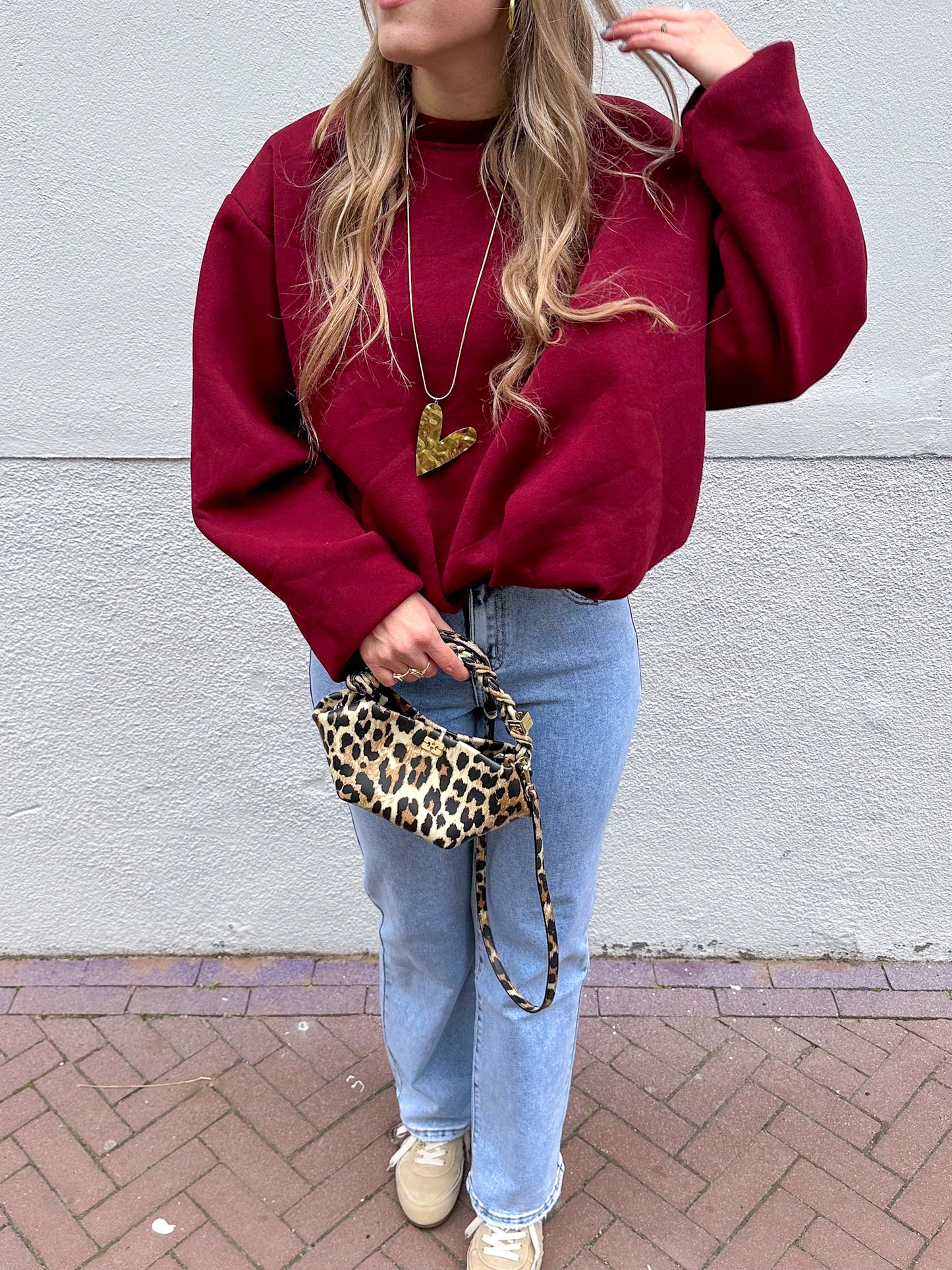 Daphne sweater burgundy