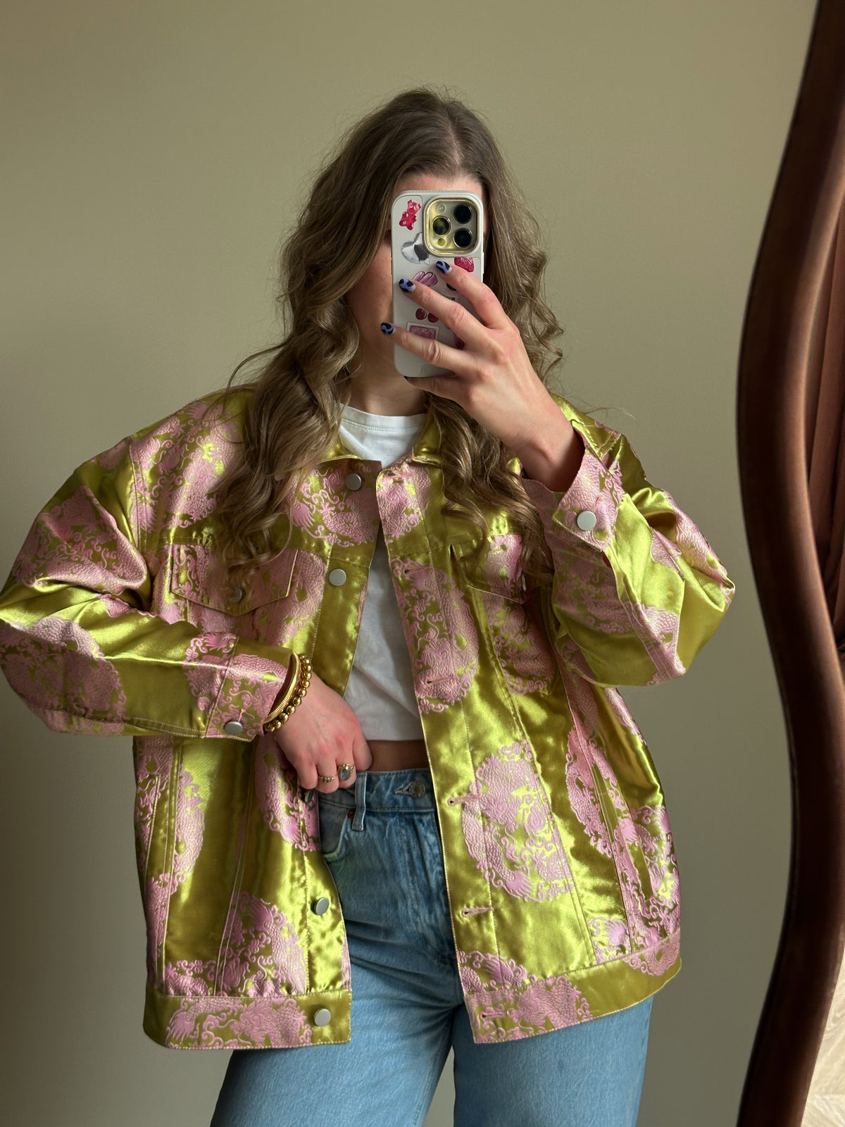 Studio Amaya Joni jacket goud-roze