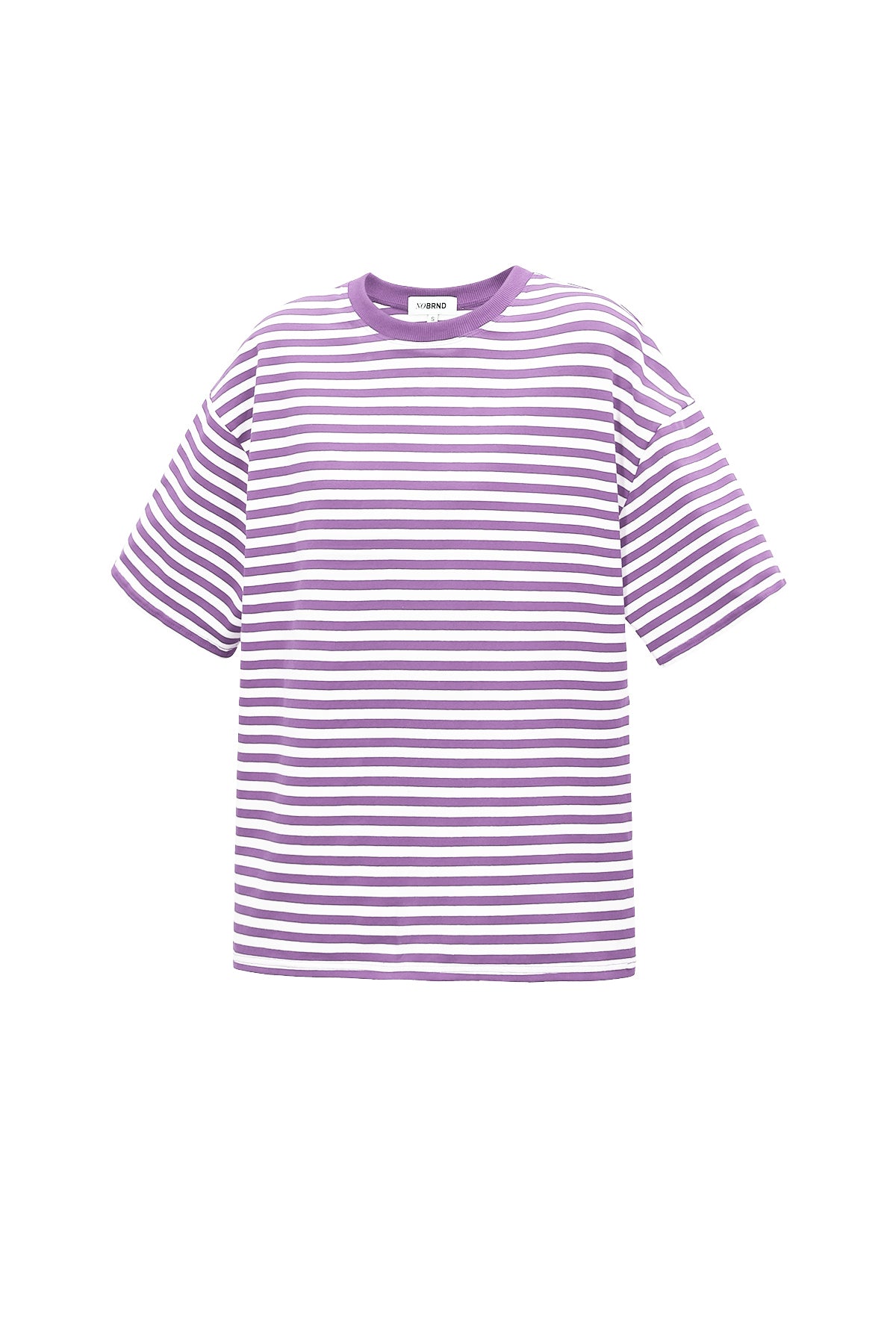 Loes t-shirt met strepen lila