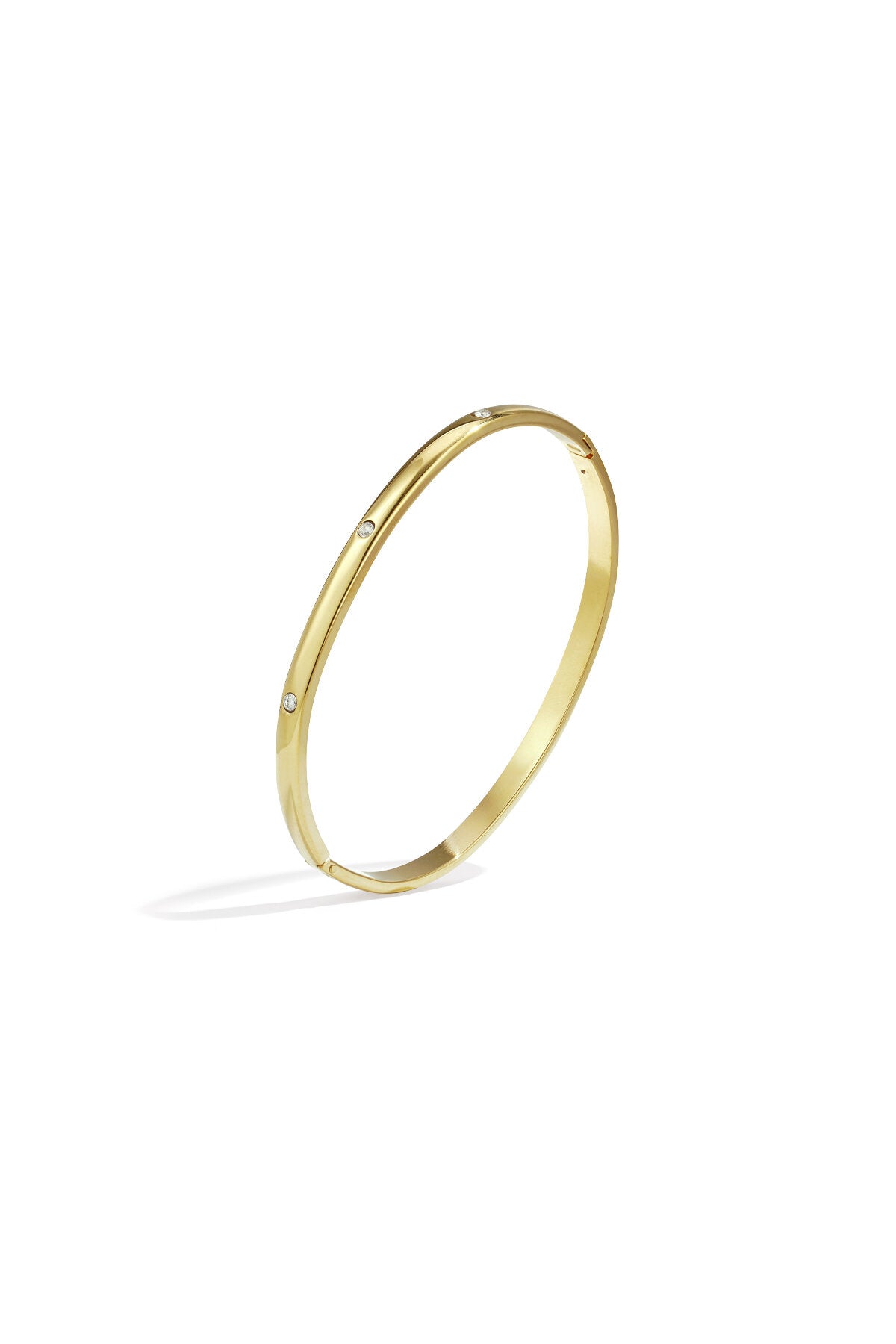 Good Reason casual bangle armband met steentjes
