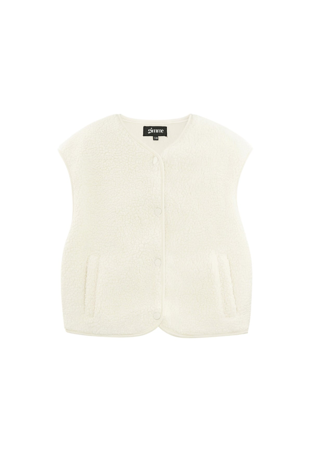 Jill teddy gilet cow print