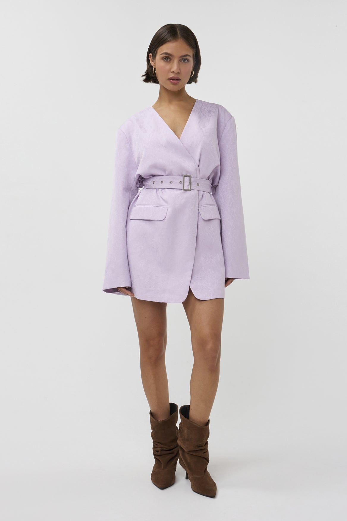 Studio Amaya Mila blazer jurk lila