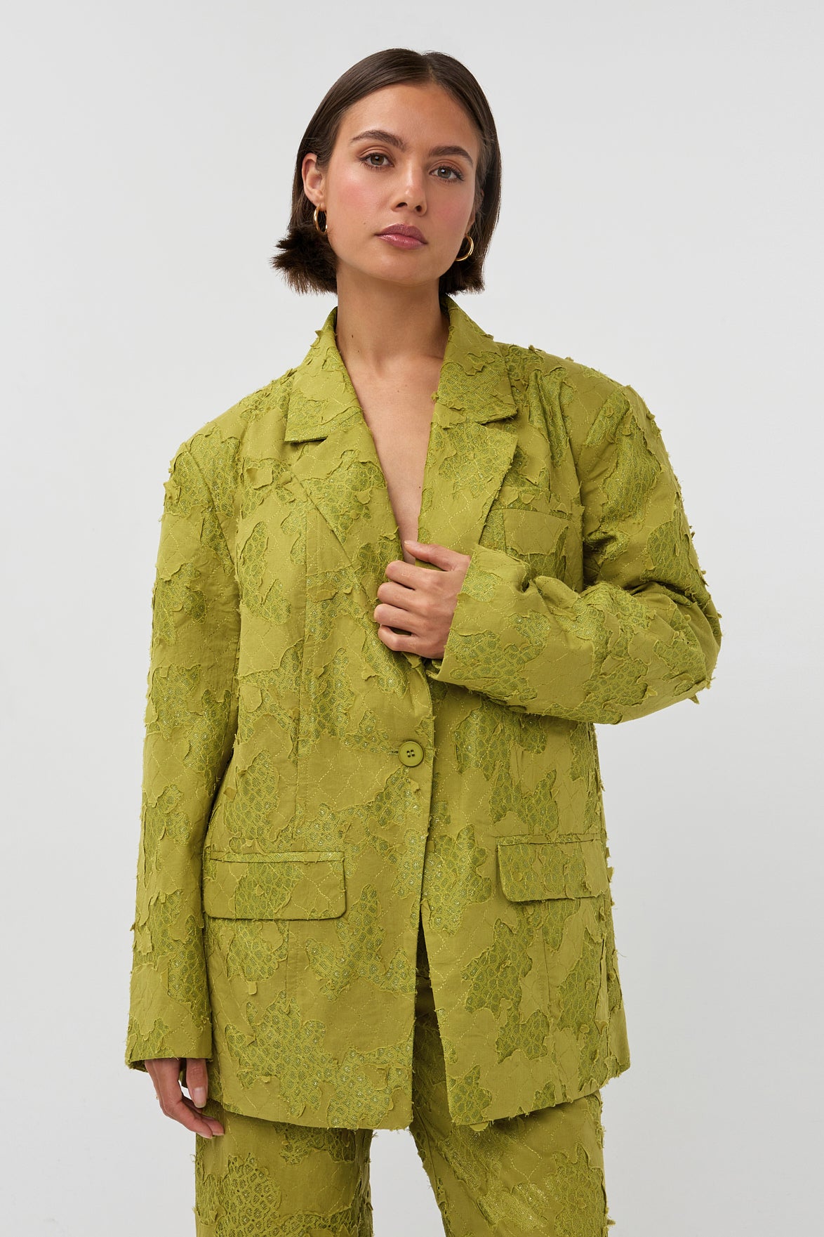 Studio Amaya Mio blazer groen