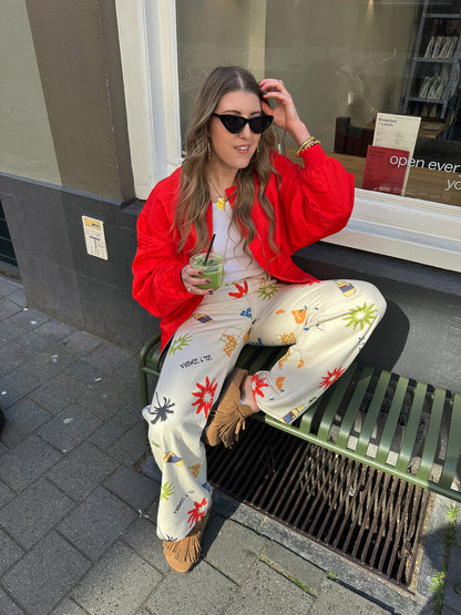 Harper & Yve Janna bomber jacket red