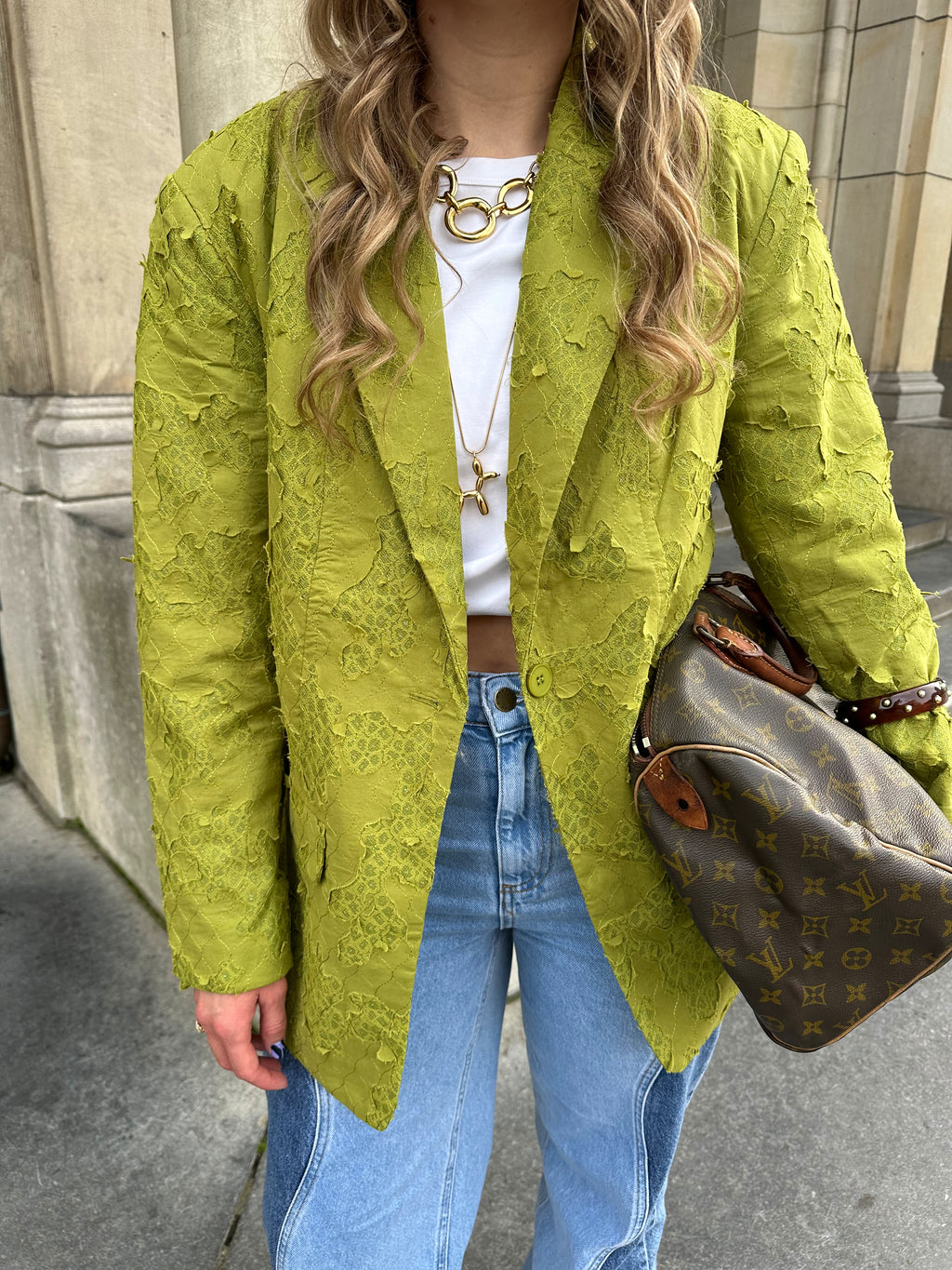 Studio Amaya Mio blazer groen