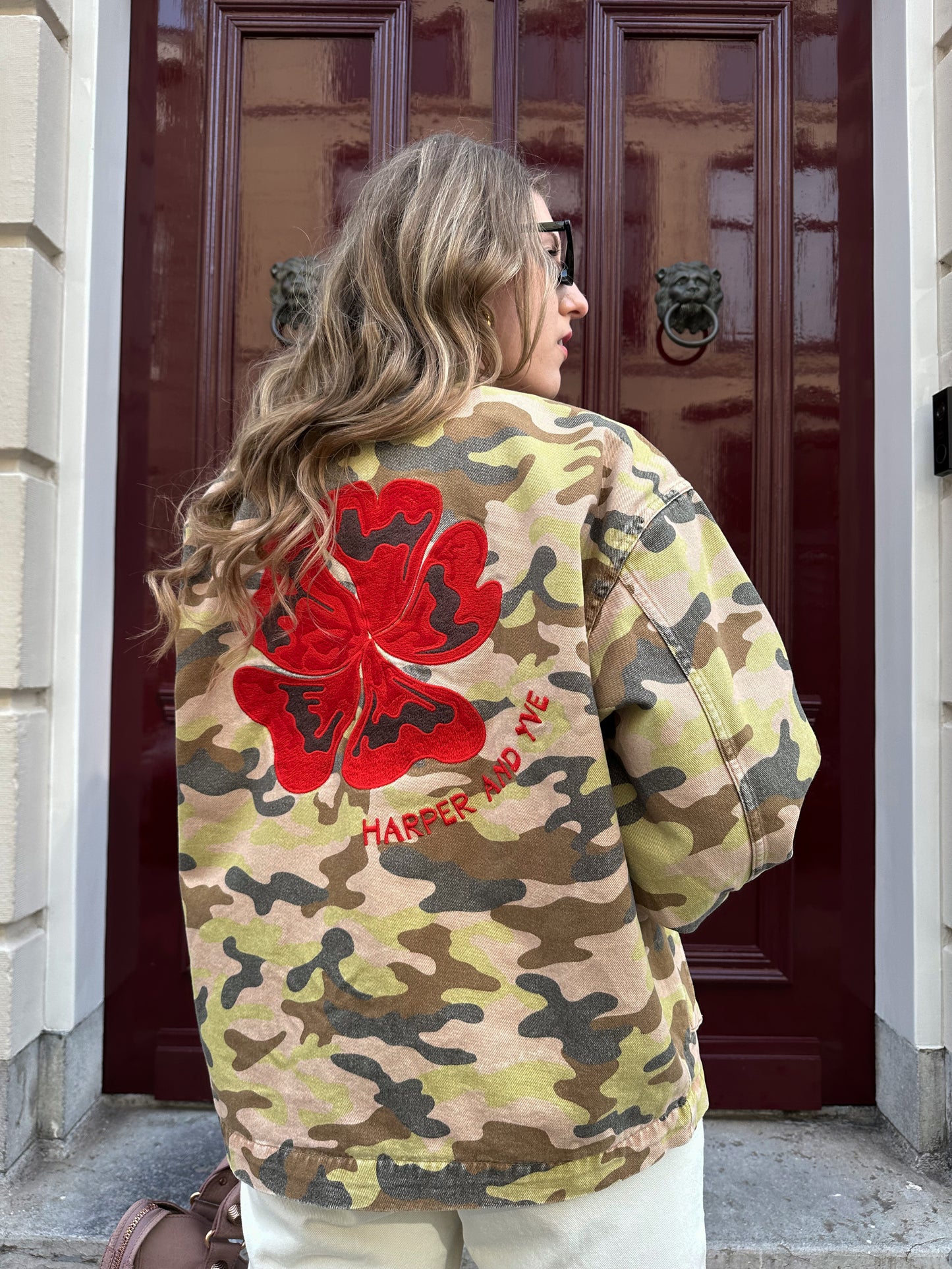 Harper & Yve Jacket Troy camo groen