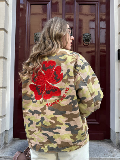 Harper & Yve Jacket Troy camo groen