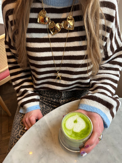 Triple hearts ketting