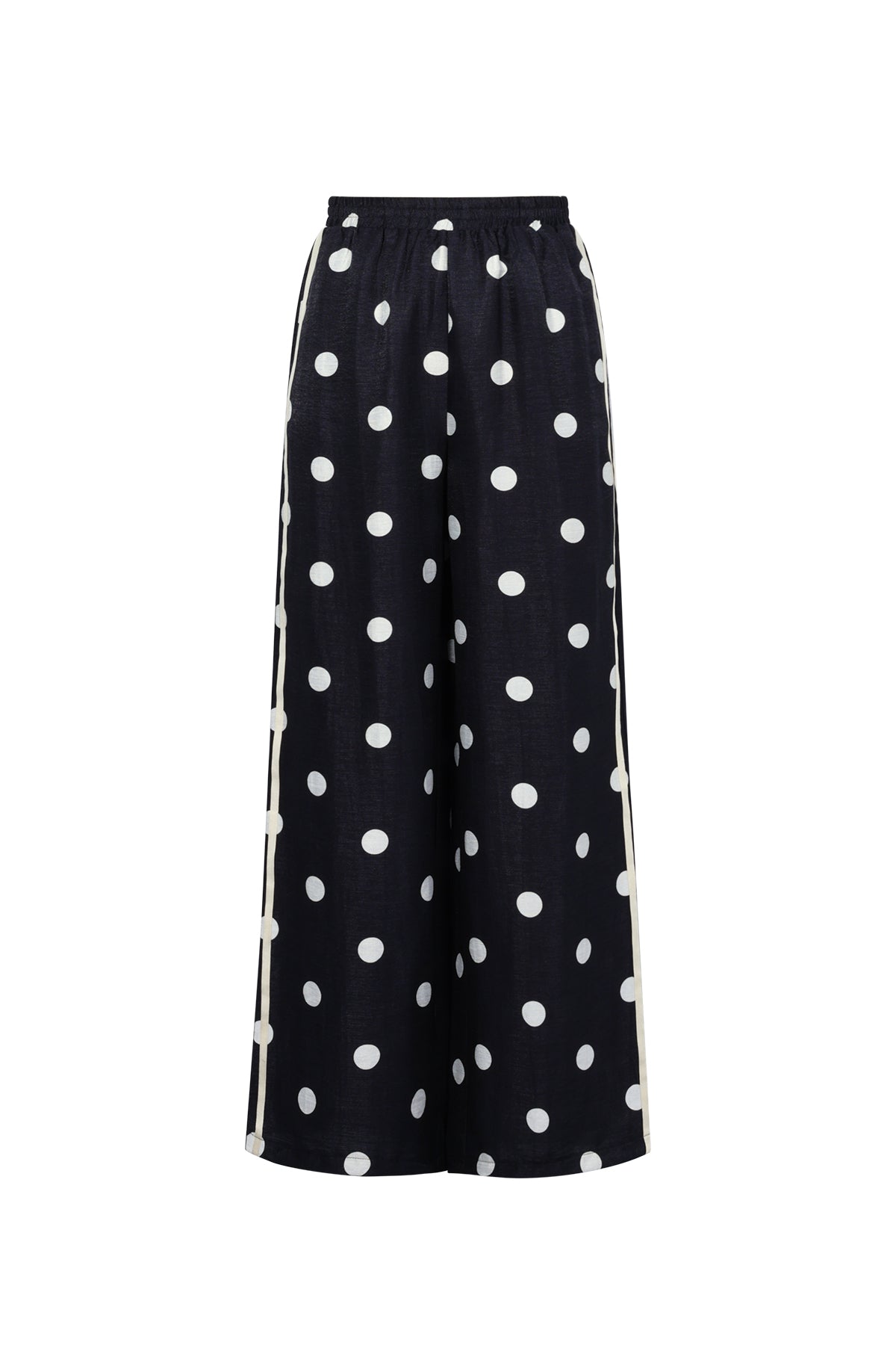 Lyla polkadot pantalon zwart
