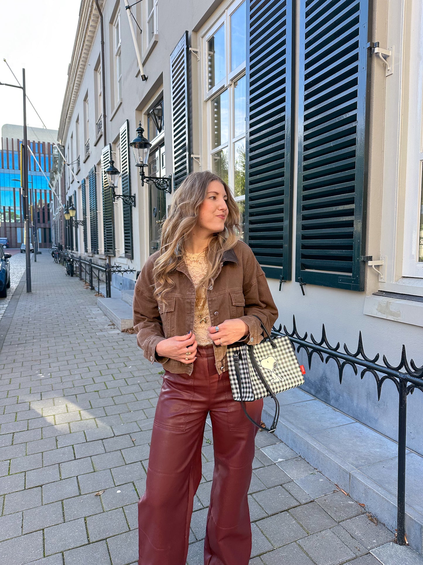 Lily denim jacket bruin