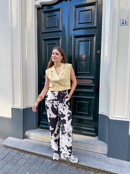 Elize gilet geel