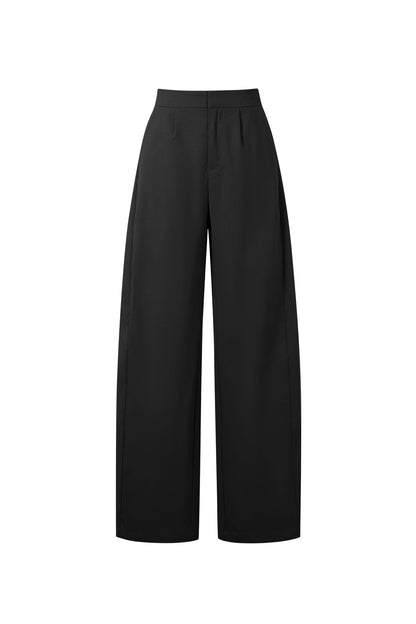 Jamilla barrel balloon fit pantalon zwart