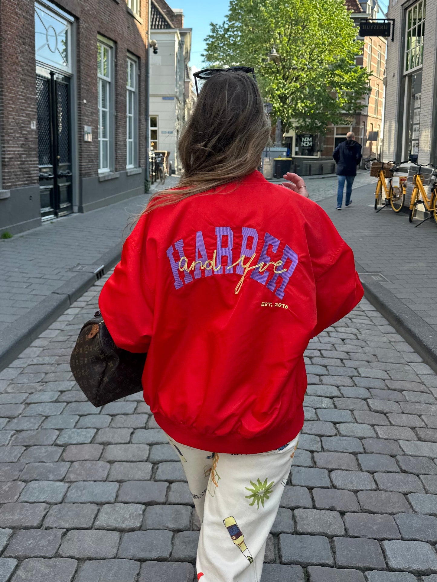 Harper & Yve Janna bomber jacket red