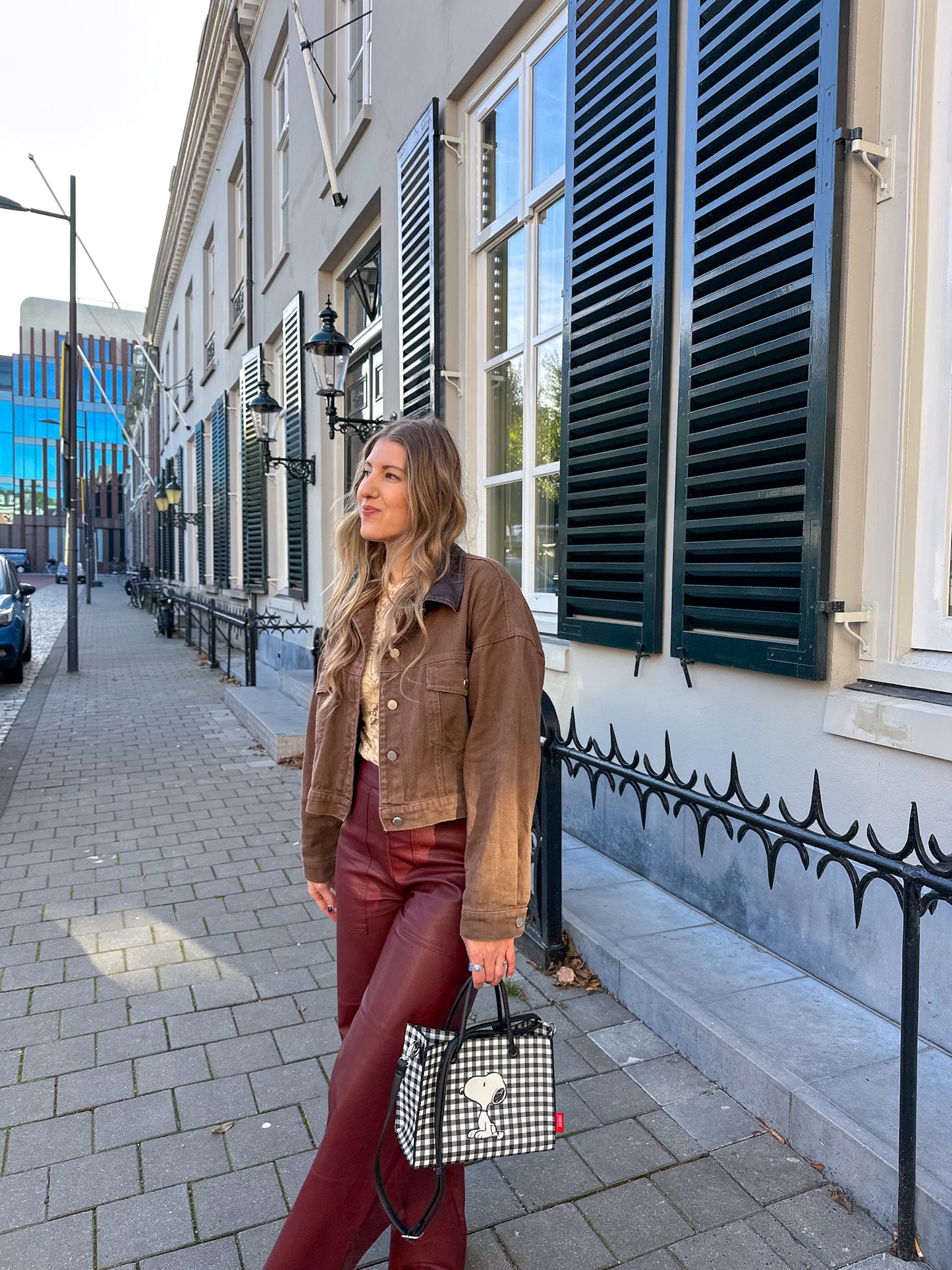 Lily denim jacket bruin