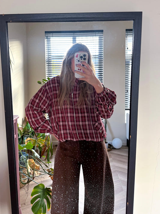 Studio Amaya Check bomer jasje