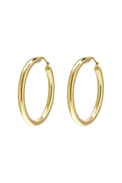 It girl hoop earrings