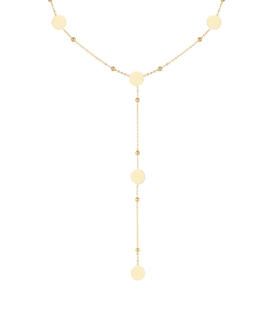 Can't let go lange y-line statement ketting gold