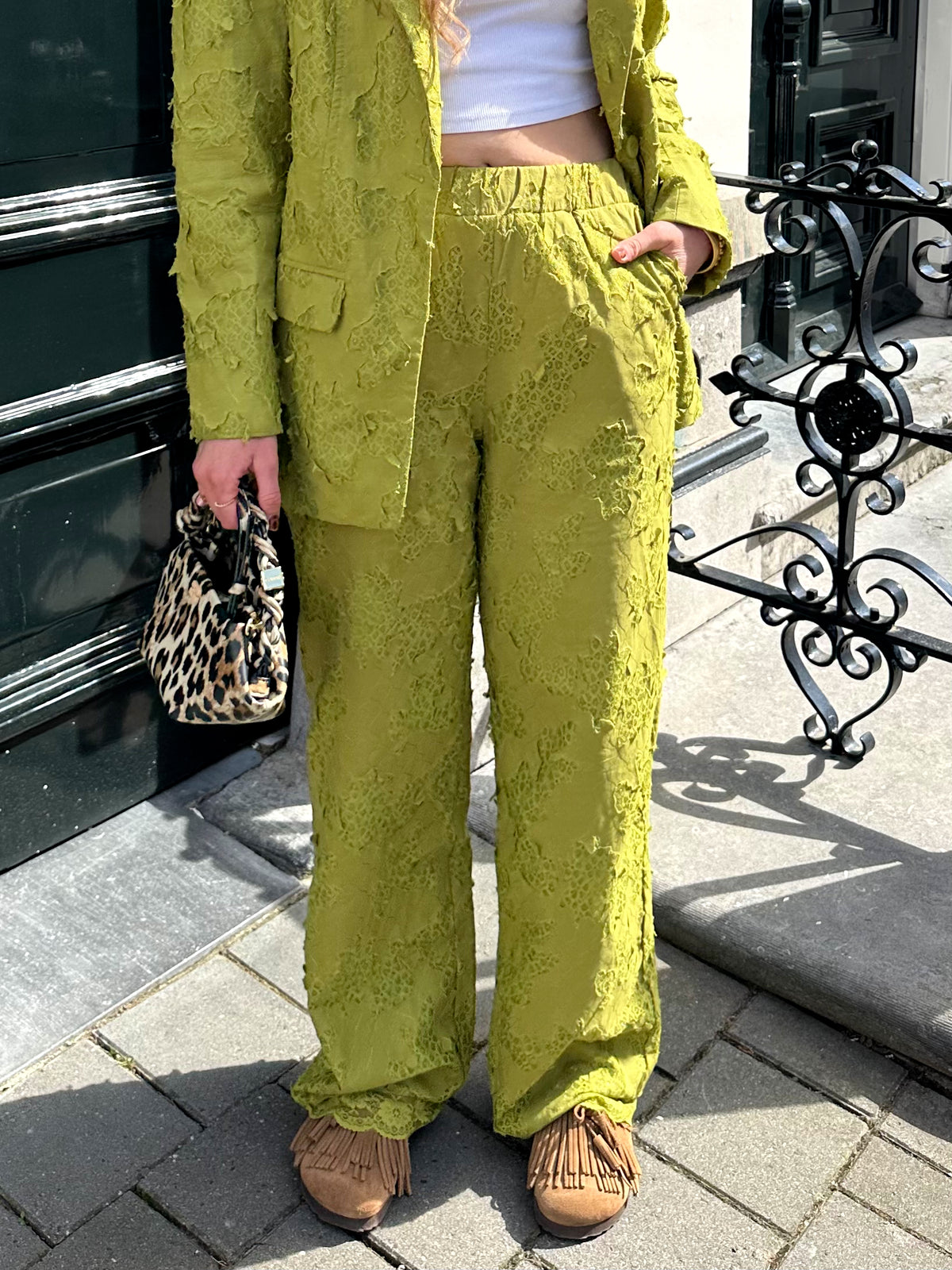 Studio Amaya Rue broek groen