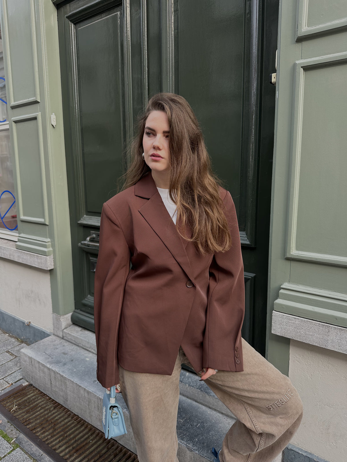 Refined Department Bruna blazer brown