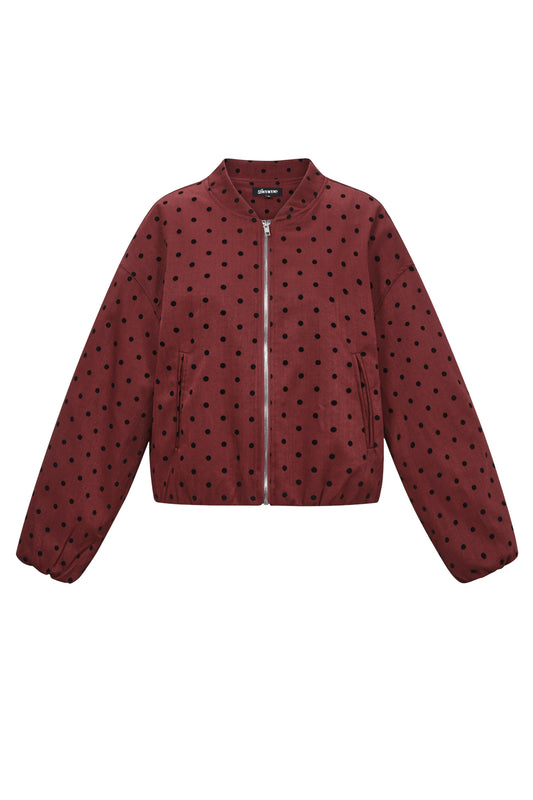 Suus polka dots bomber jasje