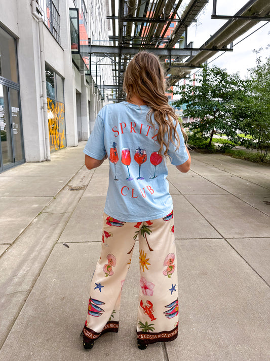 Spritz t-shirt blauw